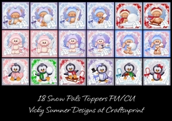 Snow Pals Toppers 18