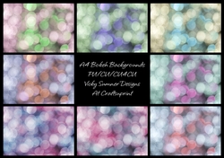 Bokeh Backgrounds set of 8