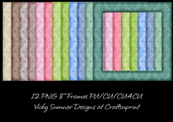 Natural Damask Frame