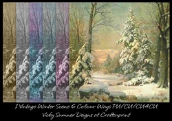 Vintage Winter Scene
