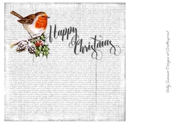 Happy Christmas and Robin