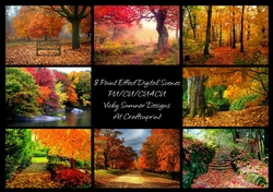 Autumn Fall Paint Effect Digital Scenes 2