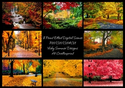 Autumn Fall Paint Effect Digital Scenes 3