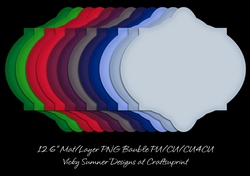 Bauble Shaped Mat/Layer