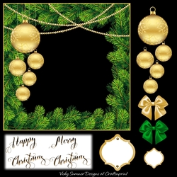 Gold Bauble Mini Kit