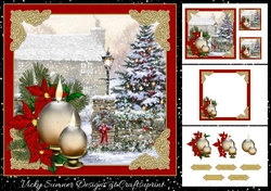 Candle Christmas Scene Mini Kit 1