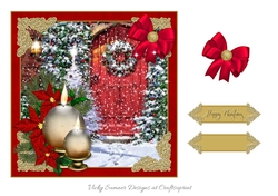 Candle Christmas Scene 2