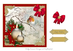 Candle Christmas Scene 4