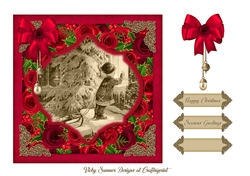 Red and Gold Rose Christmas 2