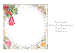 Watercolour Christmas Insert