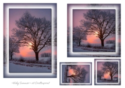Snow and Sun Toppers and Tags 1