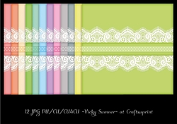 Spring Lace and Ribbon