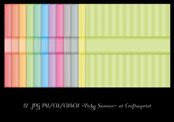 Spring Stripes and Ribbon