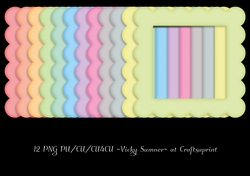 Spring Chunky Scolloped Frame