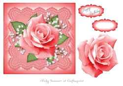 Spring Rose Happy Birthday 1