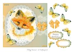 Fox and Butterflies
