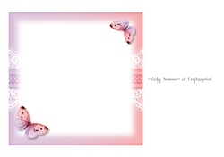 Chihuahua and Butterflies Insert