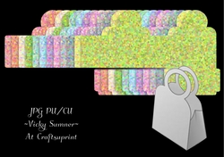 Spring Confetti Small Handbag Gift Bag