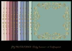 Soft Spring with Gold Swirl Inlay