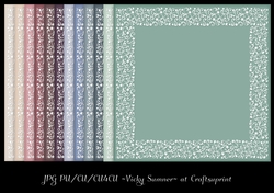 Soft Spring Swirl Frame Inlay Background