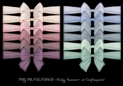 Soft Spring Bow Ribbon Wrap