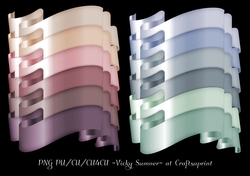 Soft Spring Ribbon Banner