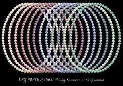 Soft Spring Pearl Oval Frame