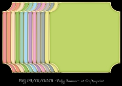 Spring Gold Edged Cut Out Corner Mat