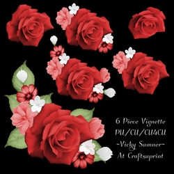 Rose Corner Vignette 4