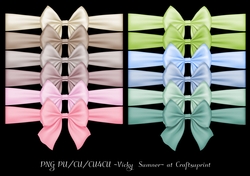 Natural Bow Ribbon Wrap