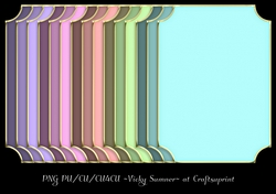 Calm 5x7 Cut Out Corner Gold Edged Mat