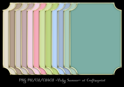 Natural 5x7 Cut Out Corner Gold Edged Mat