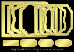 Gold Frames and Sentiment Tags