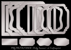 Silver Frames and Sentiment Tags
