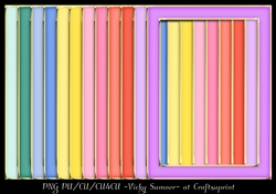 Sorbet A5 Gold Edged Frame