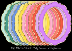 Sorbet Fancy Oval Gold Edged Frame