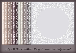 Dusky Swirl Frame Inlay Paper