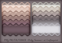 Dusky Rose Border Ribbon