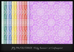 Sorbet Damask Paper