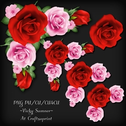 Rose Corner Cluster 6