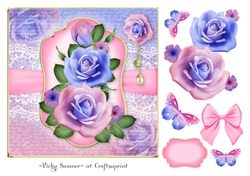 Roses and Butterflies 1