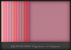 Pink Hues Polka Dot Background