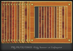 Wood Gold Edged Chunky Frame With Screws