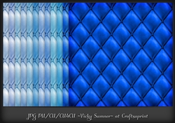 Blue Hues Quilted Background