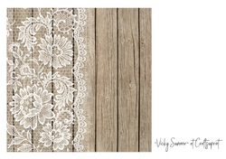 Wood and Lace Background 1