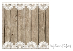 Wood and Lace Background 4