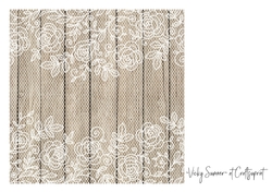 Wood and Lace Background 6