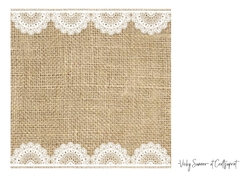 Burlap and Lace Background 9