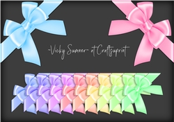 Pastel Corner Bow