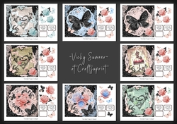 Butterfly Wishes Shabby Bumper Kit